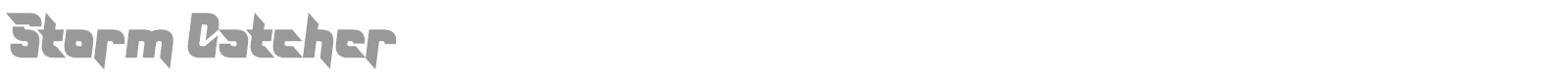 Storm Catcher font preview